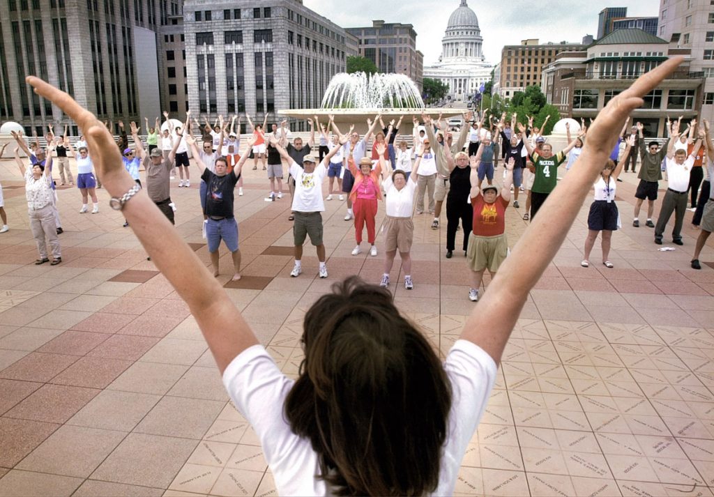 Free Summer Rooftop Tai Chi classes at Monona Terrace, Madison, Wisconsin
