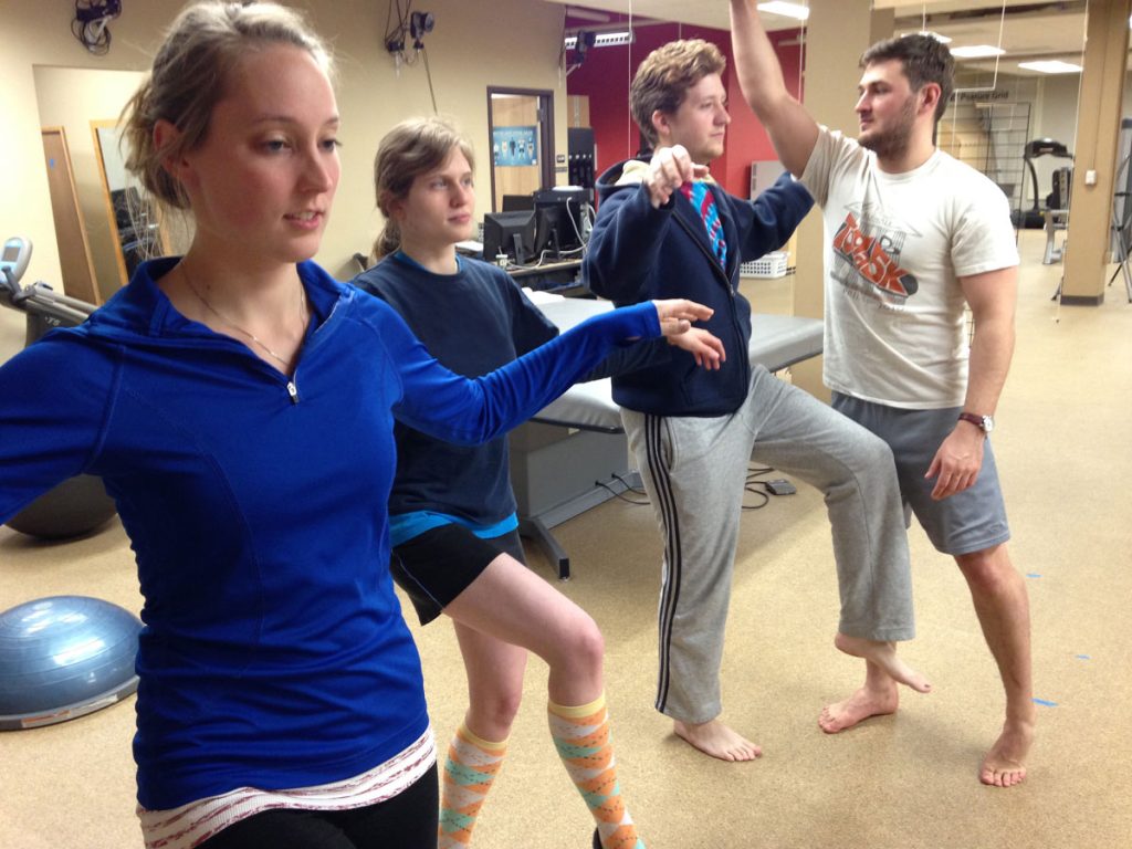 Teaching Tai Chi Fundamentals® Flying Crane movement to DPT students